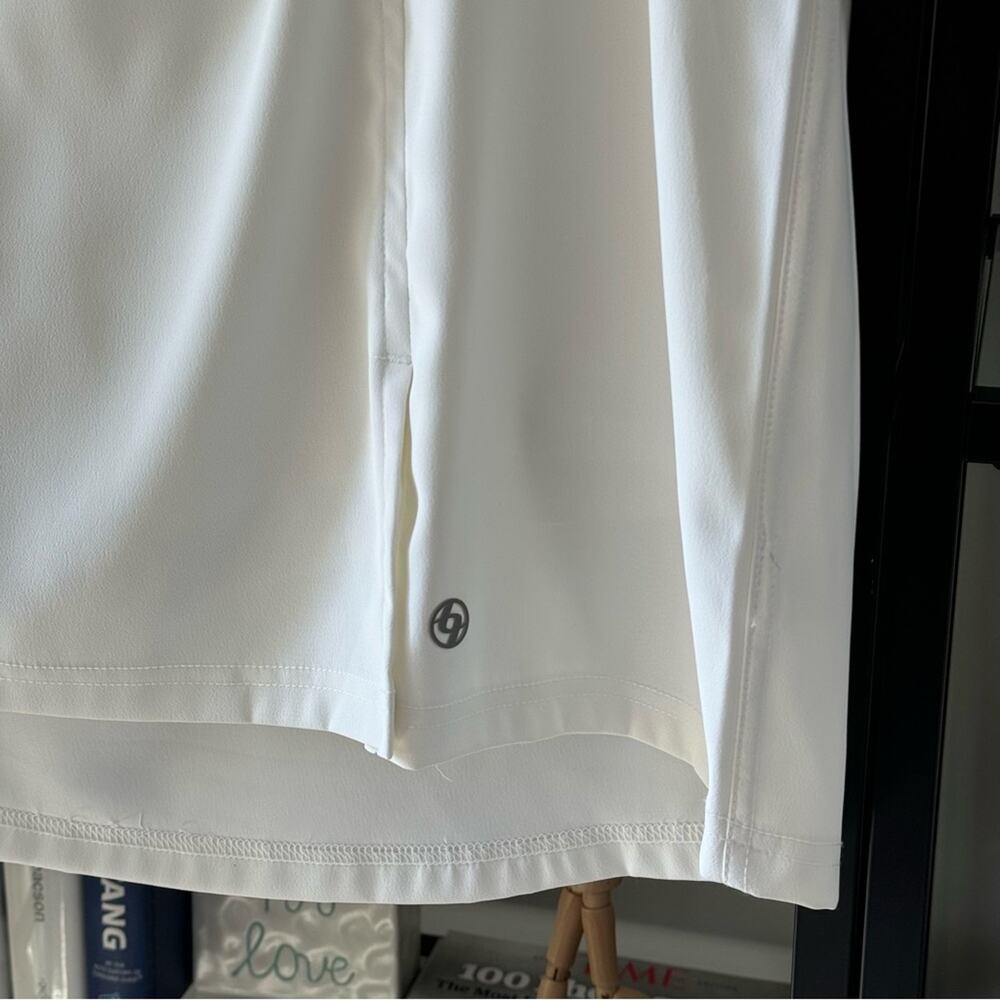Lija White High Rise Built-In Shorts Tennis Skirt Skort Women’s Size XL - Picture 2 of 9